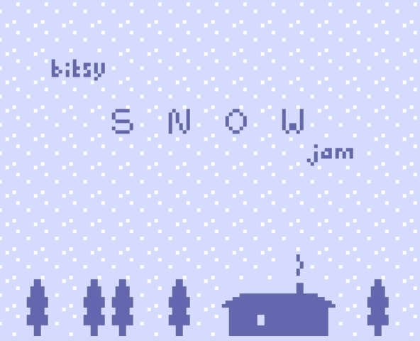 “Snow (Bitsy Jam)” by Adam Ledoux